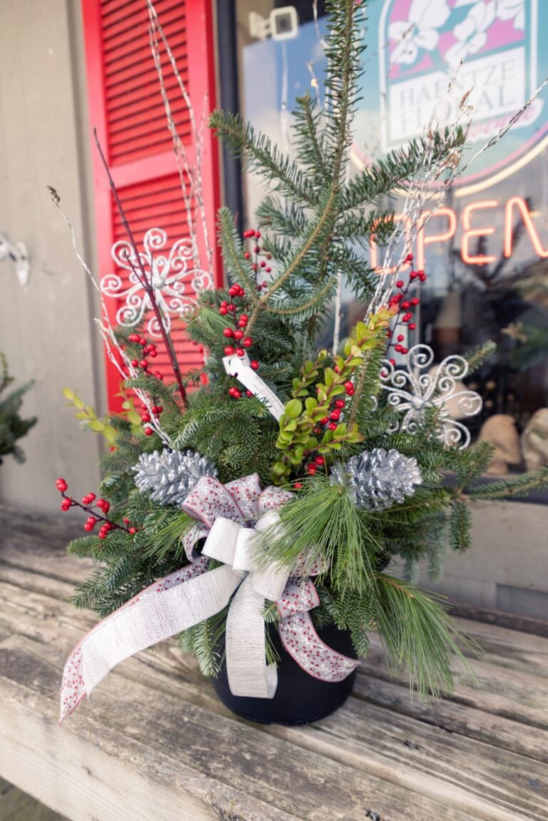 Haentze Floral holiday decor