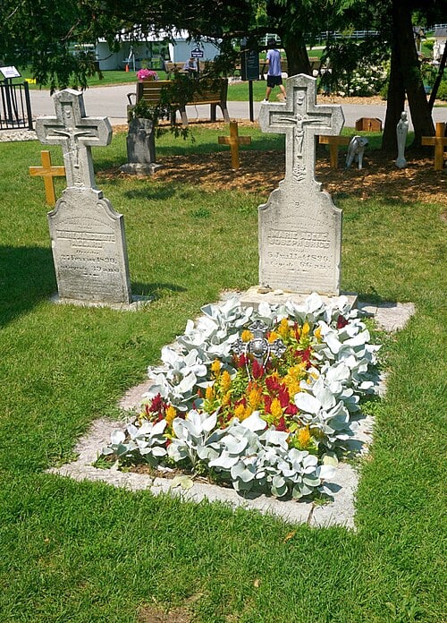 Adele Brise gravesite at the National Shrine of Our Lady Champion in Green Bay