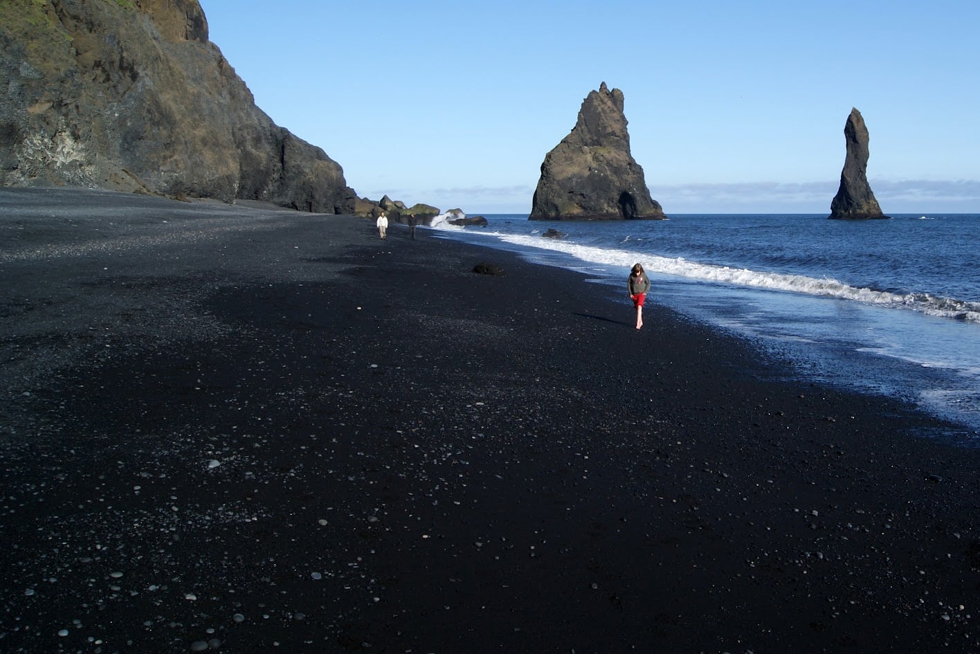 Black sand beach in Iceland