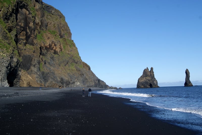 Black sand in Iceland