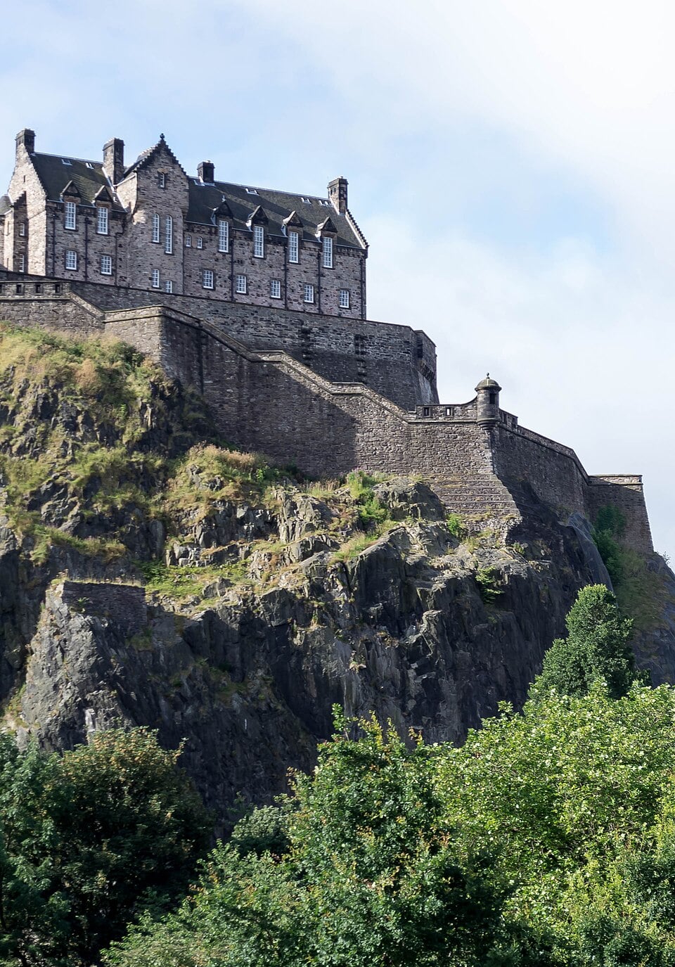 Edinburgh Castle in Scotland