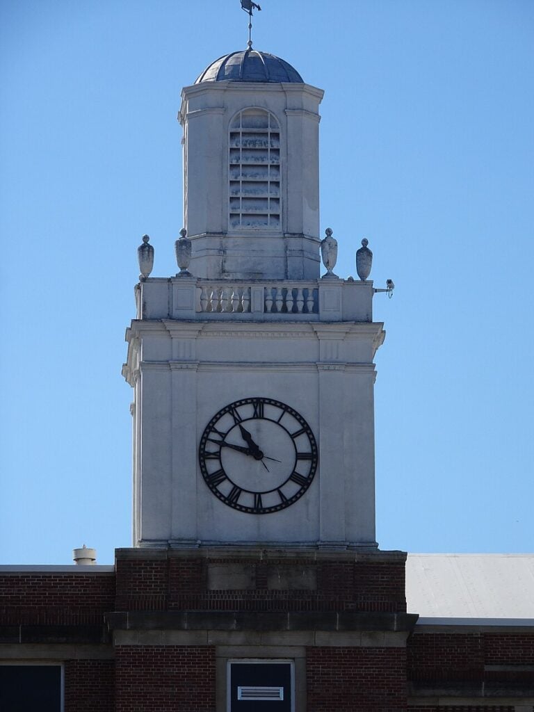 Monroe middle school clock