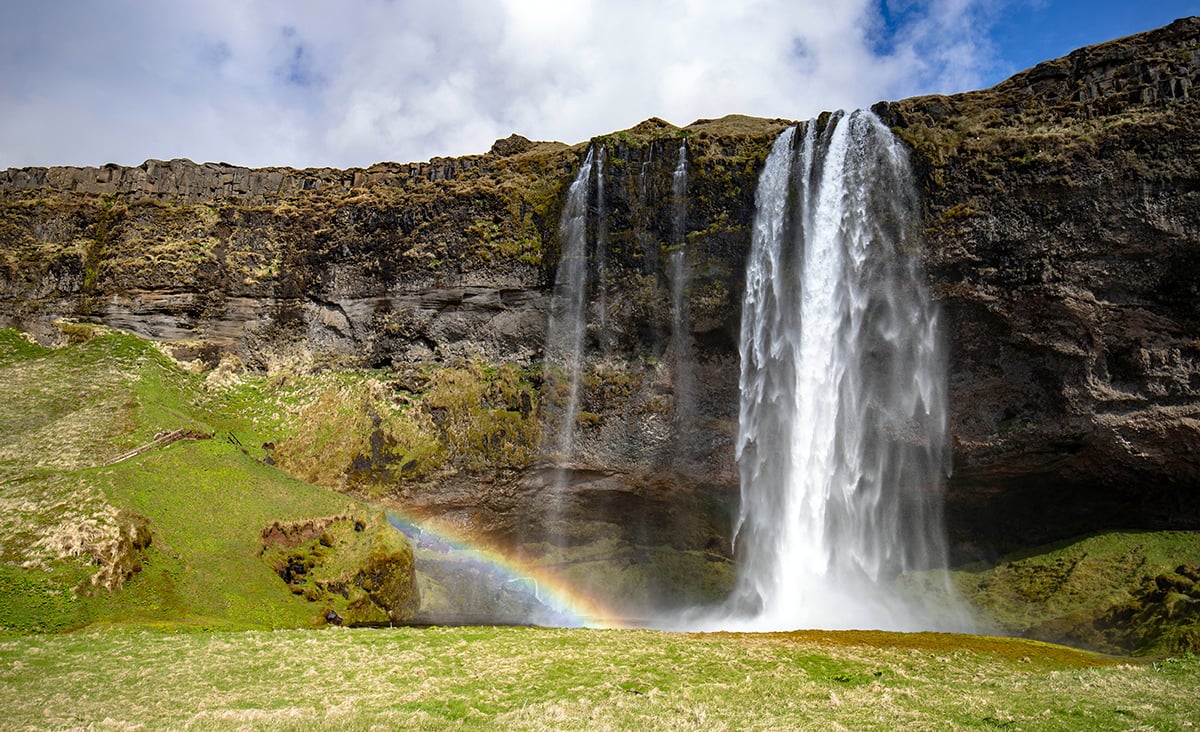 Waterfall in Iceland
